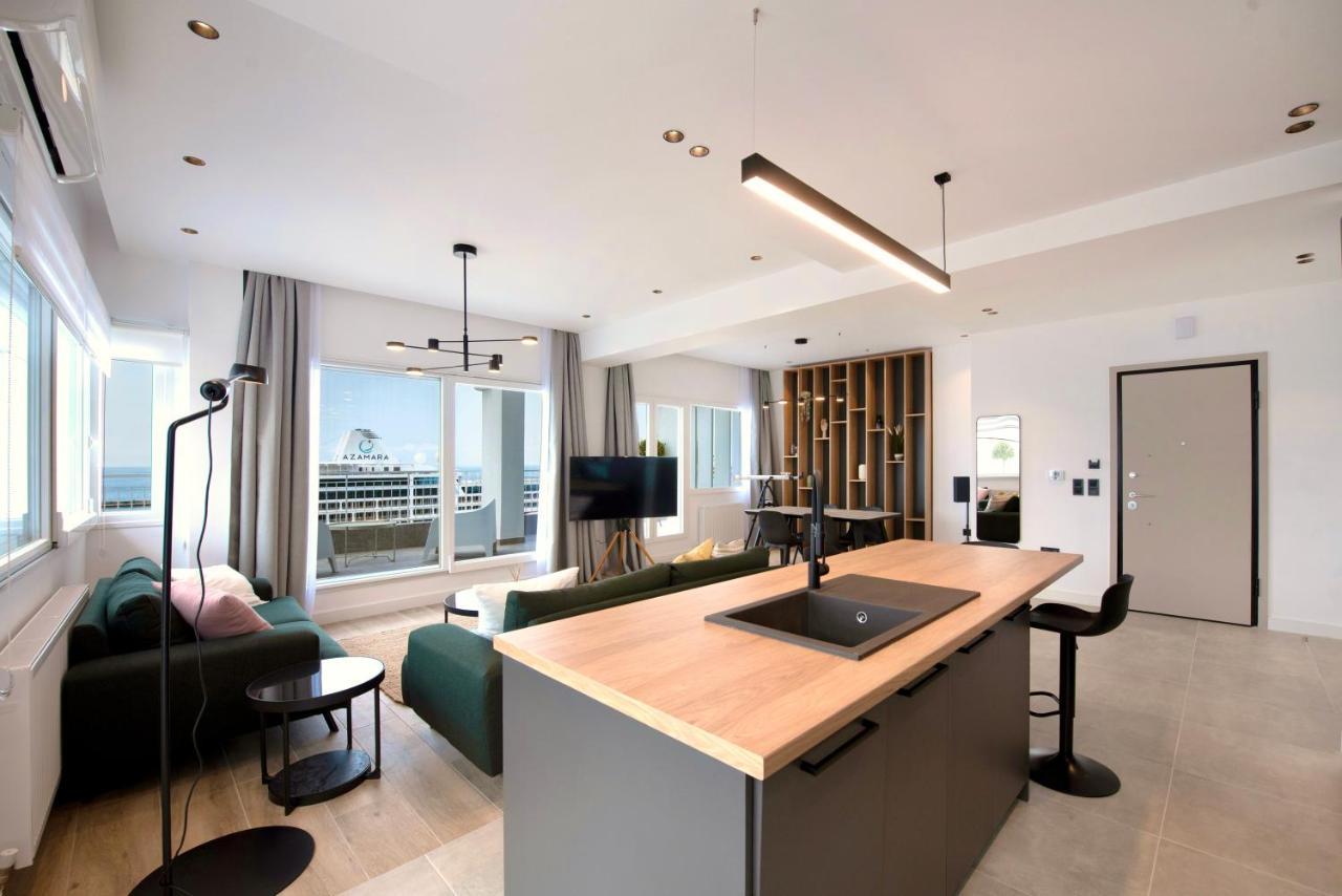 Oddity Seafront Penthouse Apartments Thessaloniki Exterior foto
