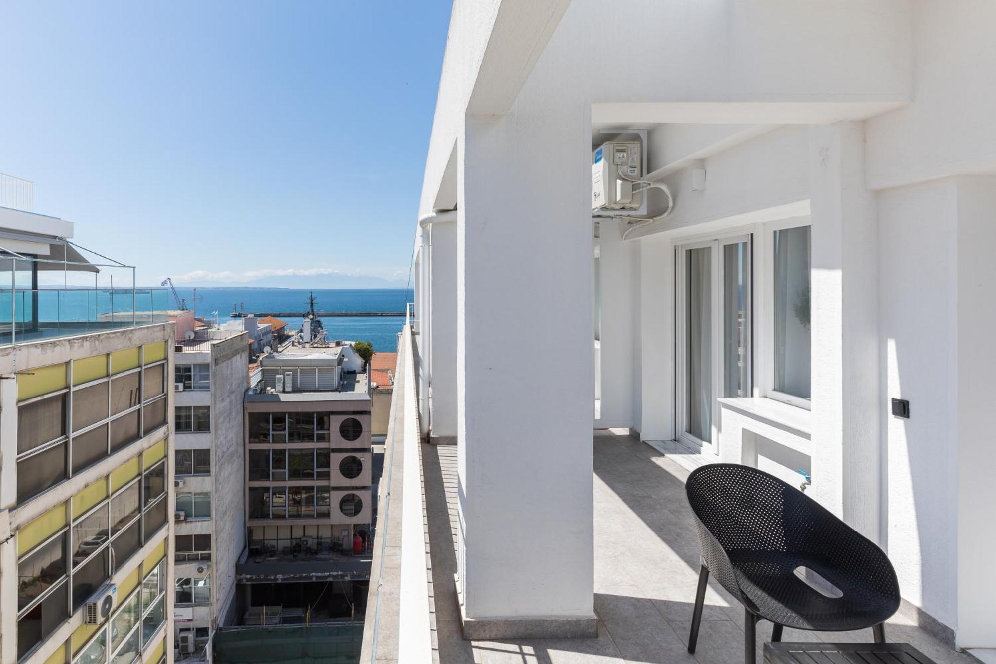 Oddity Seafront Penthouse Apartments Thessaloniki Exterior foto